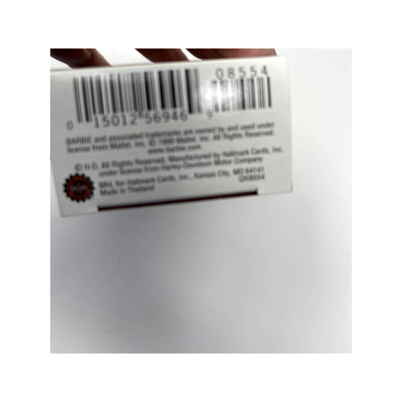 Harley-Davidson Barbie Ornament Hallmark Keepsake Barbie Ornament 2000 - Picture 6 of 6